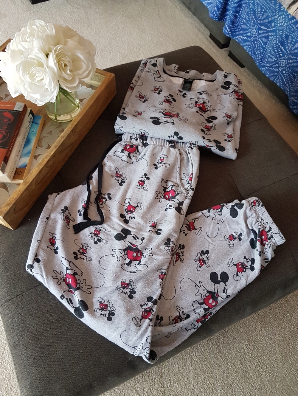 Disney Mickey Mouse Gray Pajama Bottoms - Picture 11 of 15